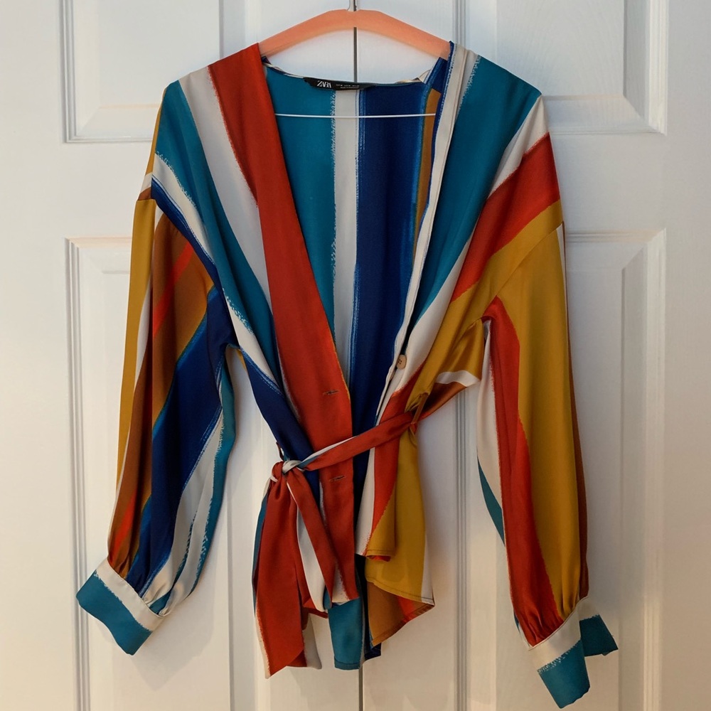 Zara Striped Blouse